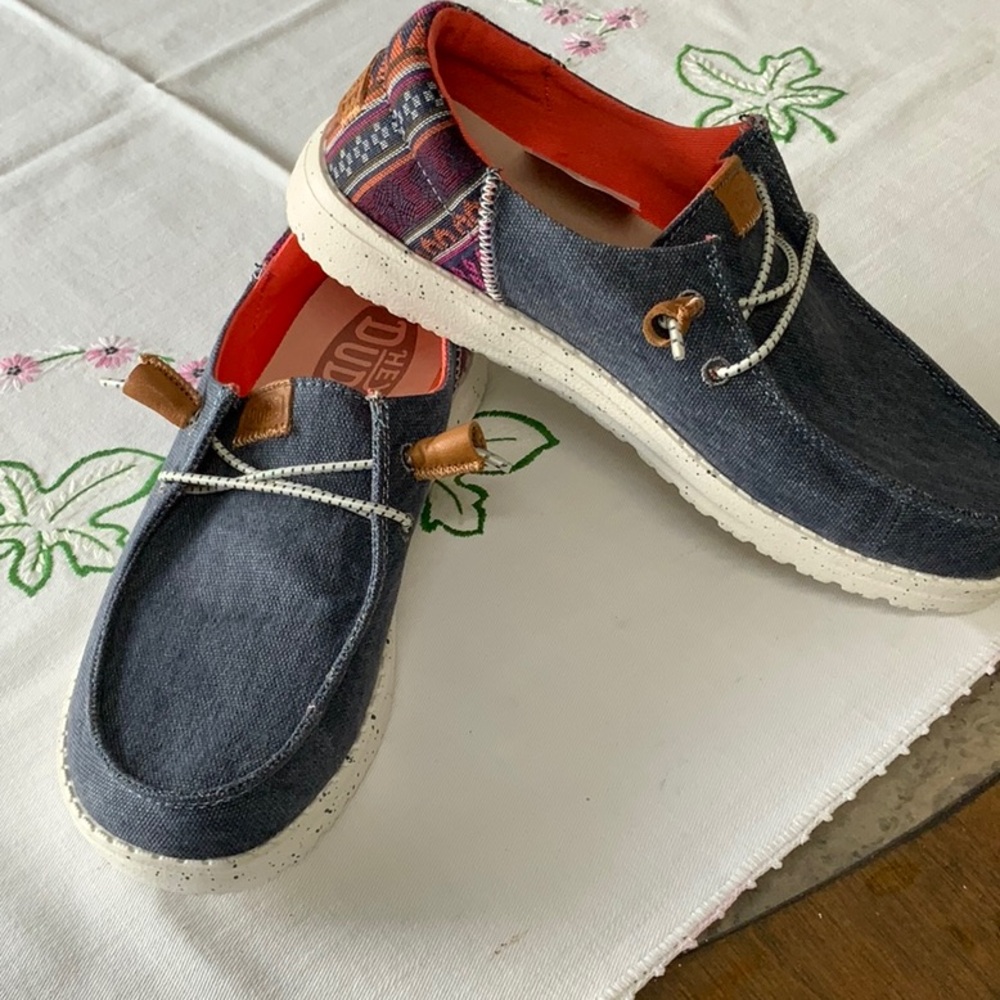 Brand new, never worn hey dude shoes